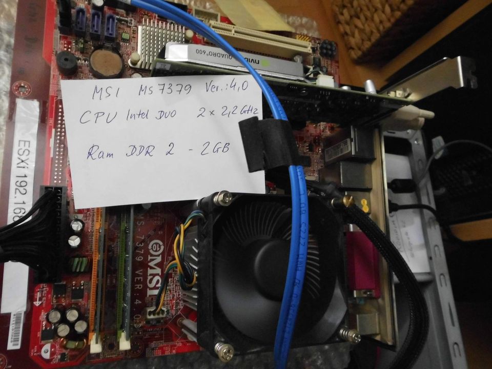 M S I  Mainboard  mit  CPU  und  RAM in Darmstadt