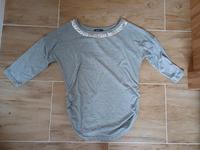 Janina, Pailletten-Shirt, 3/4-Ärmel, grau/Silber, Gr. 38 Bayern - Waldkraiburg Vorschau