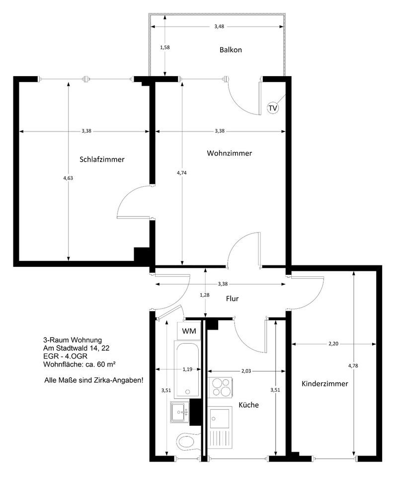 Dachgeschosswohnung mit Dusche gesucht? in Altenburg