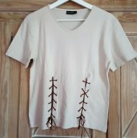 Blue Seven Trachtenshirt T-Shirt Trachten beige Natur braun Gr. M Bayern - Amberg Vorschau