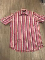 Hugo Boss Black Label Hemd Shirt Gr. 39 kurzarm pink gestreift Nordrhein-Westfalen - Gelsenkirchen Vorschau