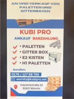 An-und Verkauf von Paletten, Gitterboxen, E2 Kisten, H1 Paletten Bayern - Wörnitz Vorschau