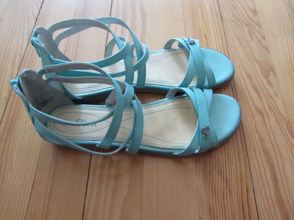 S.Oliver Sandalen, Sandaletten, Schuhe15 mint-grün Gr. 40 in Wadgassen