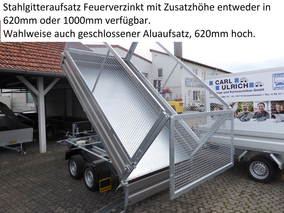 Humbaur HTK2700.27 Dreiseitenkipper mit E-Pumpe Sonderangebot !! in Gunzenhausen