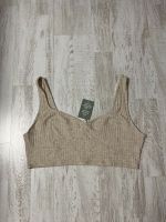 Damen Crop Top, beige / gerippt, Gr.: XL * H&M Köln - Lindenthal Vorschau