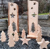 Weihnachten Bäume Sterne Holz Bayern - Ilmmünster Vorschau