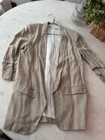 Leinen Blazer in beige von Zara Baden-Württemberg - Rheinstetten Vorschau