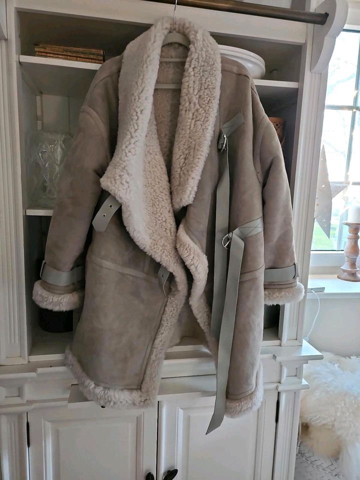 Shoreditch Ski S M Lammfell closed Mantel Jacke Steven K*N 1800€ in Buesum