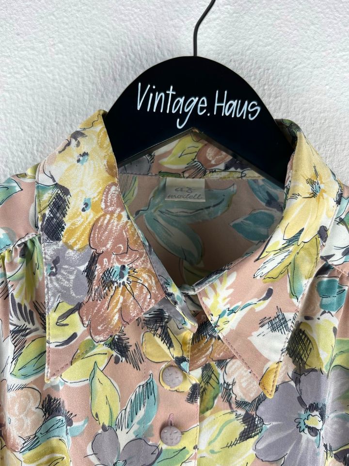 Vintage Bluse - Retro Hemd - Oldschool - 90s - 80s - Gr. S-M in Neuenhaus