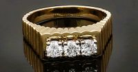 Gelbgold Ring 750 / 18 K mit Brillanten 8,6 Gramm Berlin - Schöneberg Vorschau