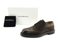 Emporio Armani Budapester Brogue LACED SHOE Braun Schnürer 42 Hessen - Stadtallendorf Vorschau
