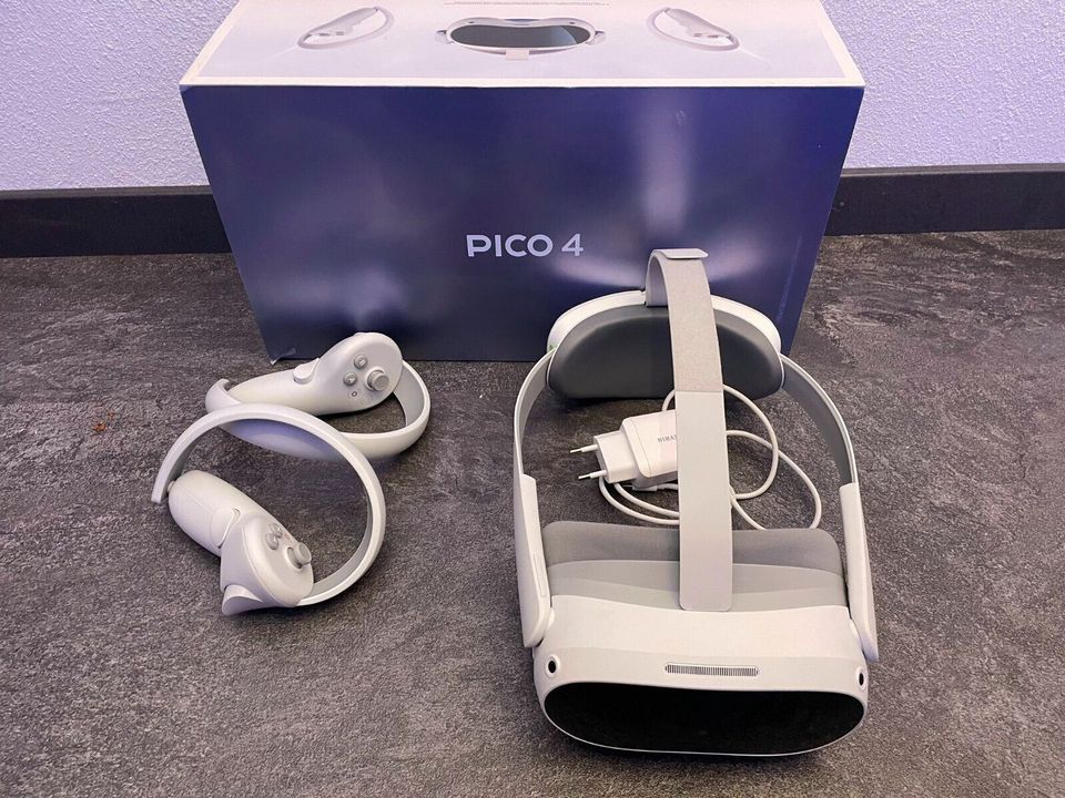 PICO 4 128GB All-in-One VR Headset - Weiß/Grau - wie neu in Harburg (Schwaben)