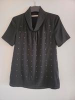 Hübsches elegantes Shirt, weitem Kragen, mit Steinchen Bayern - Münchberg Vorschau