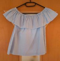 Blau/weiß gestreifte Off Shoulder Bluse H&M Gr. 34 Bayern - Greding Vorschau