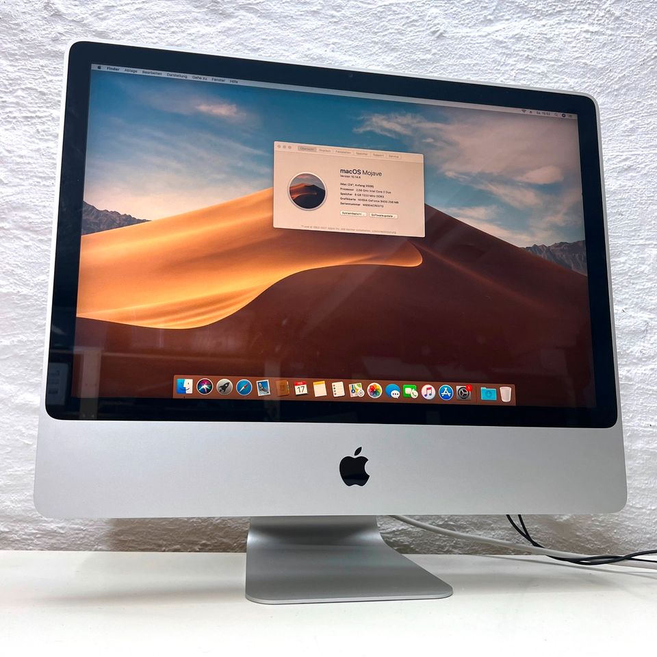 Apple iMac 24" Core2Duo 2,66 GHz 8GB RAM 250 SSD Mod. 9.2 2009 in Kiel