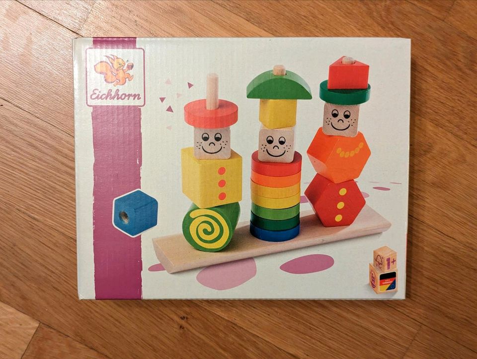 *neu* Eichhorn Steckspiel Steckpuzzle bunt Männchen in Mainz