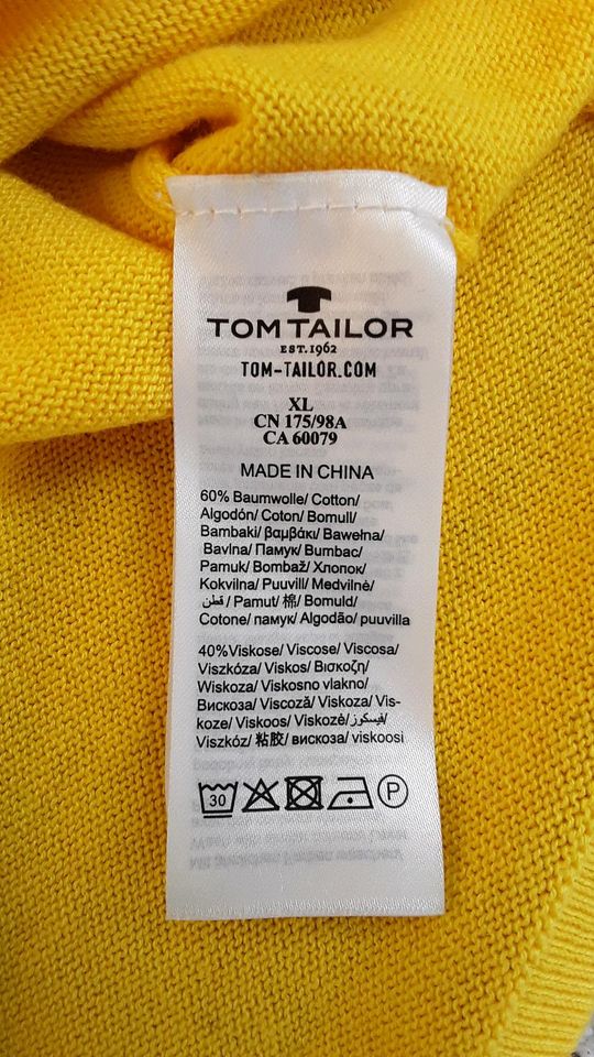 Sommerpullover Tom Tailor   xl gelb in Heuchelheim