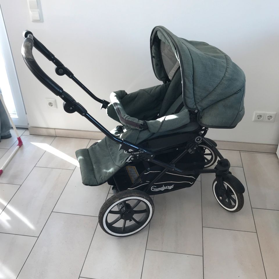 Kinderwagen Emmaljunga 3 in 1 Duo Combi grün in Barsinghausen