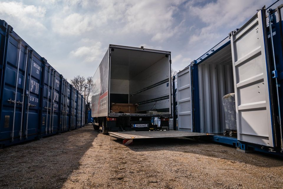 Lagerraum, Materialcontainer, Lagercontainer, Self-storage in München