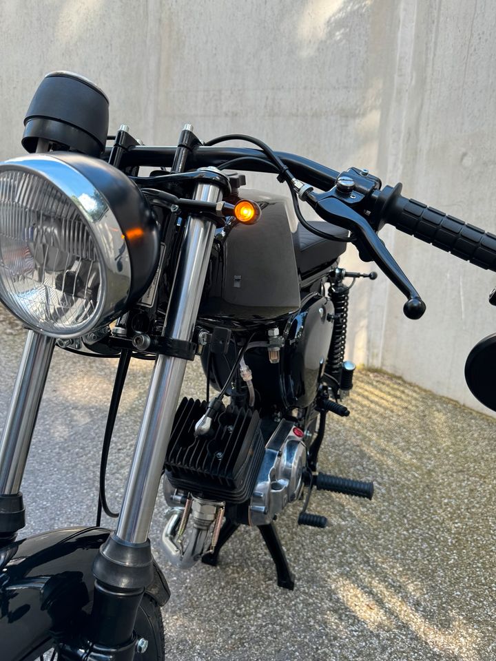 Simson S51 Café Racer NEUAUFBAU 5 Gang 60kmh Papiere VAPE in Ingolstadt