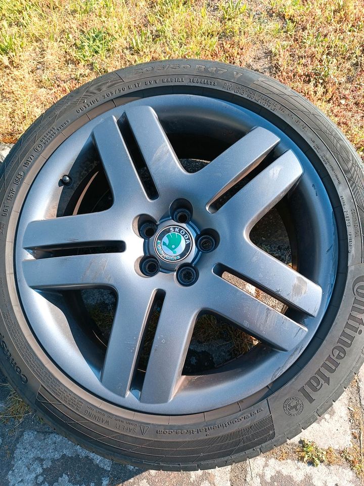 VW Long Beach Felgen, Sommerräder 7x17, 205/50R17, 5x100 in Prohn