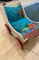 Haba Lauflernwagen/ Puppenwagen weiß mit Blume Bayern - Isen Vorschau