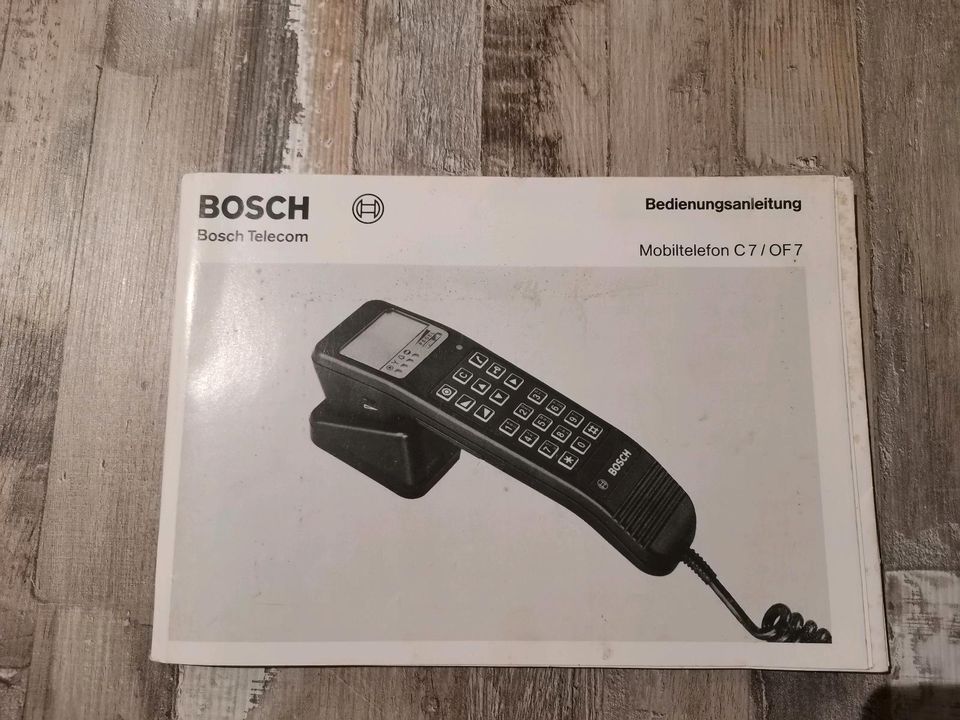Bosch C7 Mobiltelefon Bedienungsanleitung in Steinheim