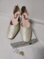 Brautschuhe | Hochzeitsschuhe (41,5) | Pumps Dresden - Klotzsche Vorschau