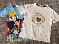 Sommer T-Shirt H&M Gr. 104/116 Feuerwehrmann Sam Tiger gold Frankfurt am Main - Bockenheim Vorschau