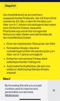 AXKID Minikid Reboarder,  Kindersitz grau-schwarz Nordrhein-Westfalen - Minden Vorschau