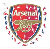 Arsenal FC Logo - Holz Puzzle Neu Dresden - Striesen-Süd Vorschau