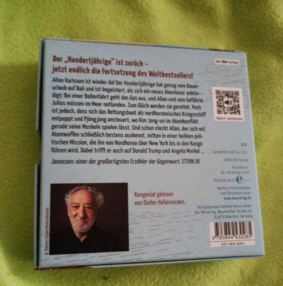 8 HÖR CDs Jonas Jonasson: Der Hundertjährige, der zurückkam, um d in Hamburg