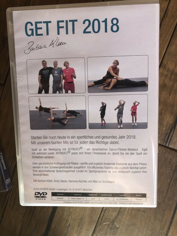 DVD-Set Faszien, Yoga, Trampolin, Fitness und Ernährung neuw in Altenpleen