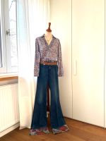 Ethno Bluse Hemdbluse Denim mit Boho Damenbluse Ethnobluse München - Bogenhausen Vorschau