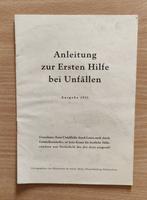 ❌ 1951: DDR-Heft  Anleitung zur ersten Hilfe bei Unfällen ❌ Sachsen - Großharthau-Seeligstadt Vorschau