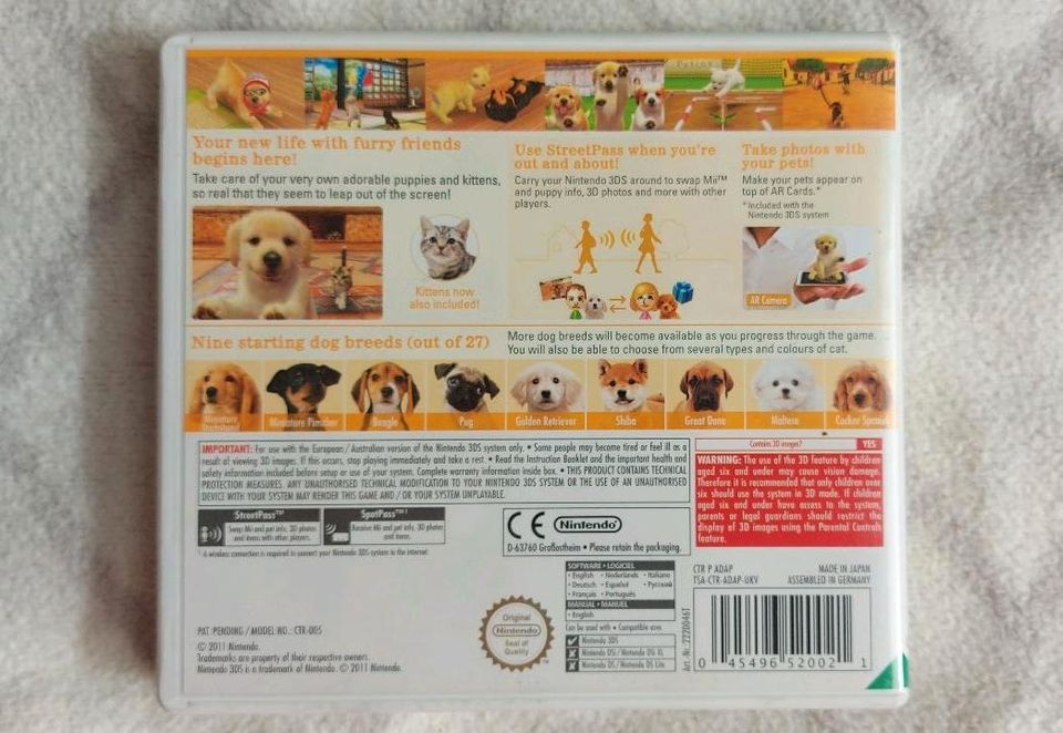 Nintendogs + cats Nintendo 3DS Spiel Golden Retriever in Plauen