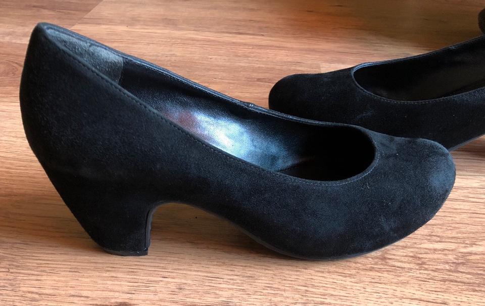 Högl Pumps Sachetto schwarz Wildleder Größe 5,5 / 38 - 38,5 in Berlin