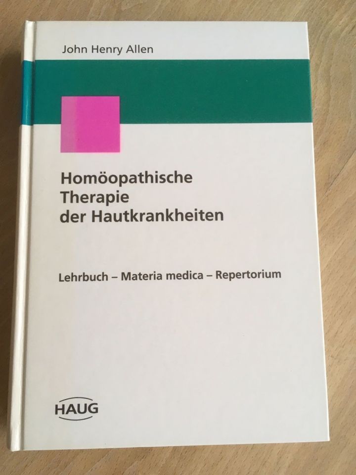 Homöopathische Therapie der Hautkrankheiten/John Henry Allen in Nürnberg (Mittelfr)