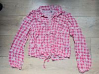 Bluse kariert pink weiß S Blumen Bochum - Bochum-Wattenscheid Vorschau