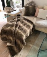 edle Fake Fur Deko Plaid Felldecke 180x130 + Kissenbezug 50x50 Düsseldorf - Benrath Vorschau