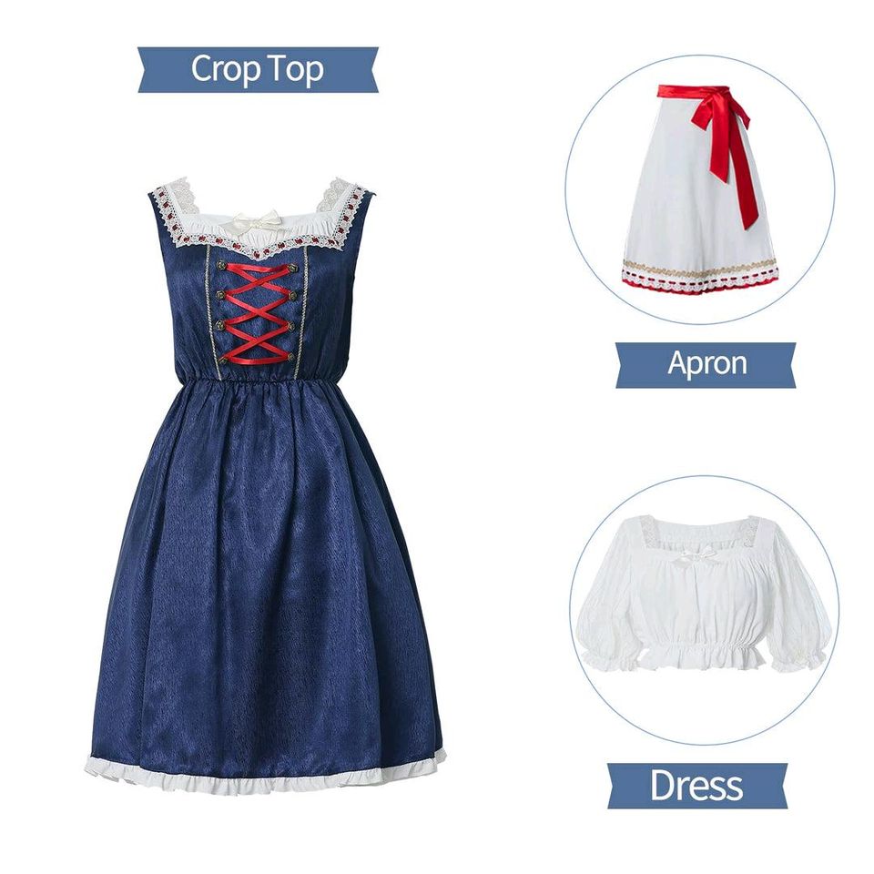 NEU CR ROLECOS Dirndl Midi 3-teiliges Trachtenkleid-Set, Dirndl in Meinerzhagen