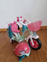 Puppen Fahrrad mit Helm Bayern - Fischen Vorschau