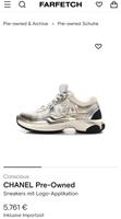 Chanel Sneaker metallik Silber Berlin - Steglitz Vorschau