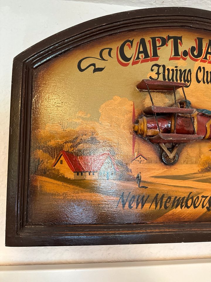 3D Wandbild „Capt.Jacobs Flying Club“ in Wittmund