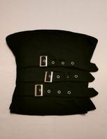 Schwarzes Gothic Tube Top mit Schnallen Bayern - Zwiesel Vorschau