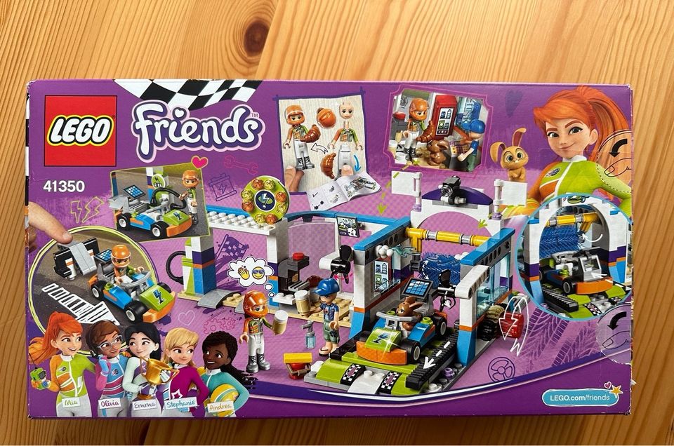 LEGO Friends, Mia‘s Autowaschanlage und Kiosk, Modell 41350 in Bergisch Gladbach