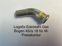 Set Fittinge Edelstahl Gas Bogen mit M - Kontur. 18 mm. Nordrhein-Westfalen - Kleve Vorschau