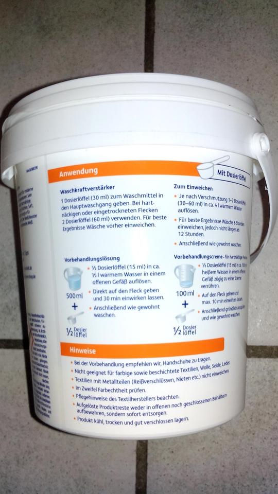 Oxi-Power-Weiss, Heitmann,Tandil Oxi-Fix Fleckentferner, 2 Dosen in Geschendorf