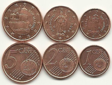 1 2 5 Cent Münzen unzierkuliert aus Rollen verschiedene Länder in Bad Harzburg
