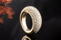 Chaumet Paris Ring Goldschmiedearbeit 3,31 Ct Diamanten Gelbgold Nordrhein-Westfalen - Wegberg Vorschau